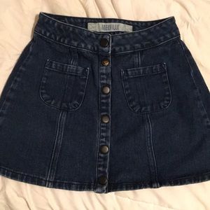 Brandy Melville button up skirt